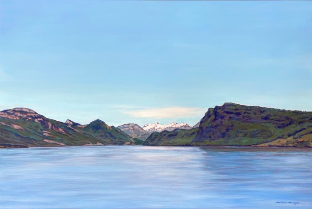 Frühsommer am Vierwaldstättersee, Öl und Acryl auf Lw, 60 x 90 cm, 2017/21